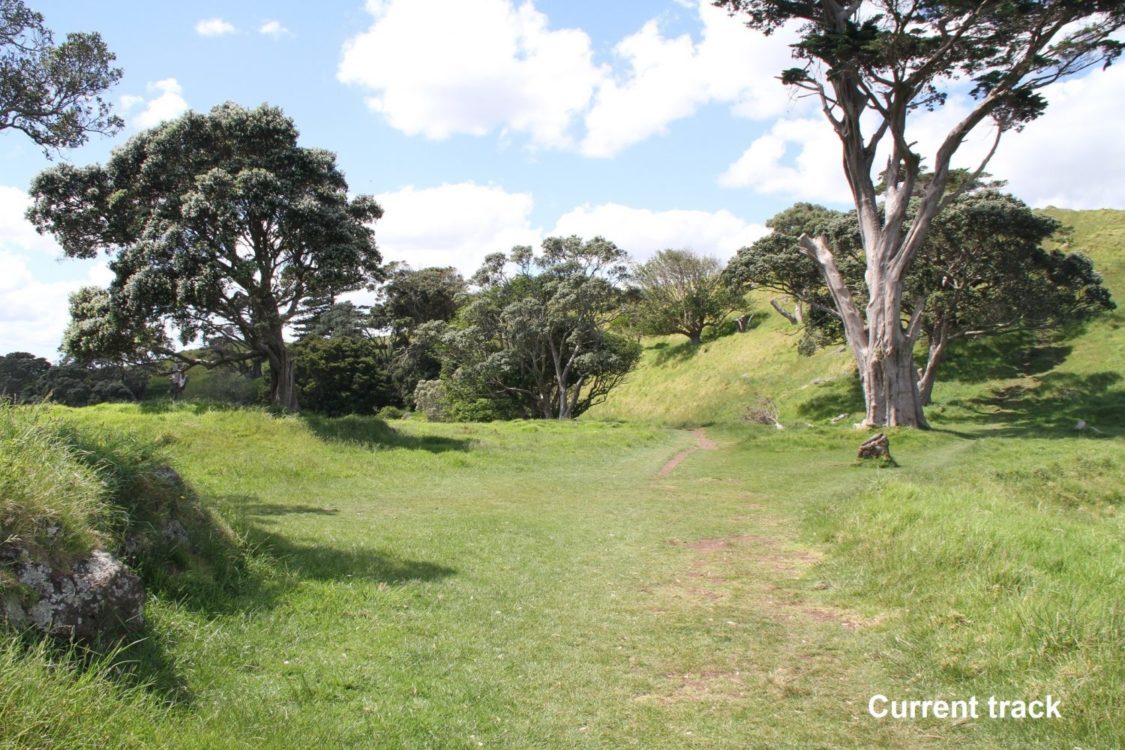Māngere Mountain redeveloped track - Current